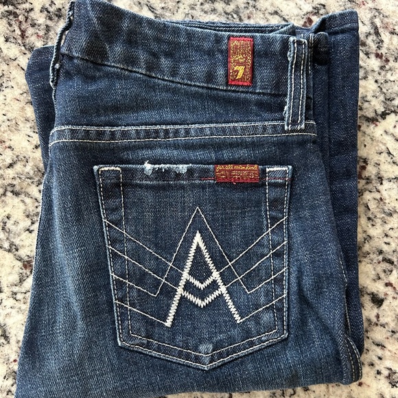 7 For All Mankind “A” Pocket Flare Jeans - Picture 1 of 5